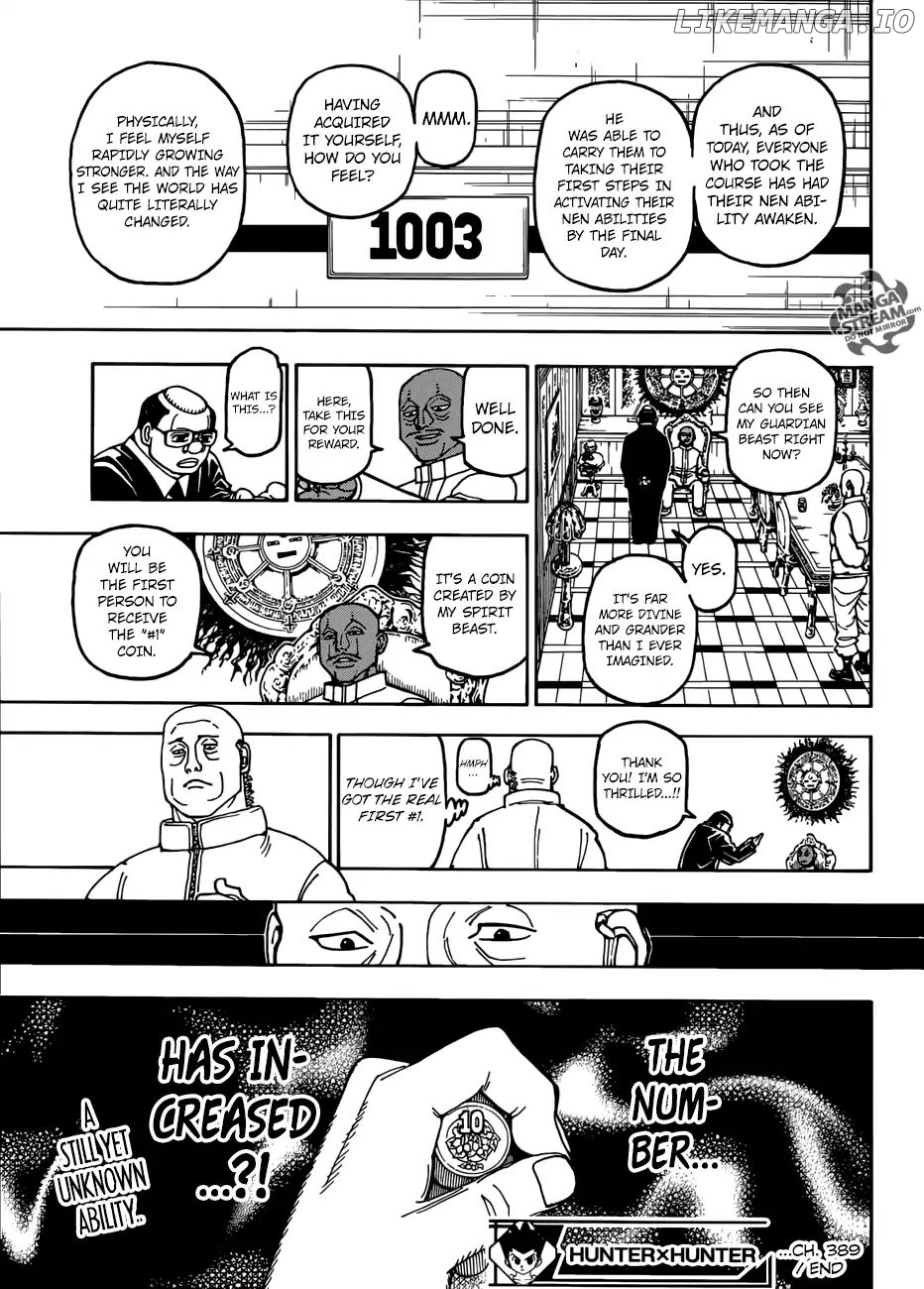 Hunter x Hunter, Chapter 389 image 20